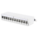 Digitus 1HE 12-port modulaarne lauapealne SOHO hall ühenduspaneel