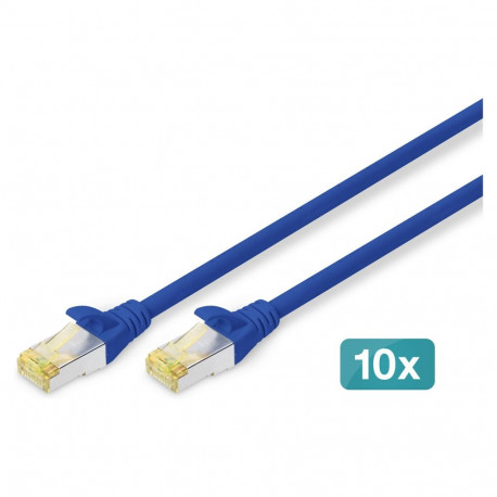 DIGITUS CAT 6A S/FTP patch-kaabel, 10 tükki