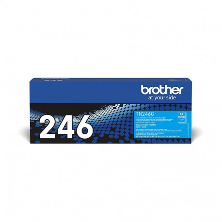 "Brother Toner TN-246C Cyan bis zu 2.200 Seiten nach ISO/IEC 19798"