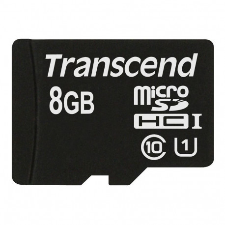 Transcend 8GB microSD SDHC UHS1 mälukaart koos adapteriga