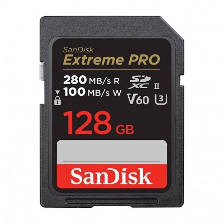 "CARD Sandisk PRO 128GB V60 UHS-II S"