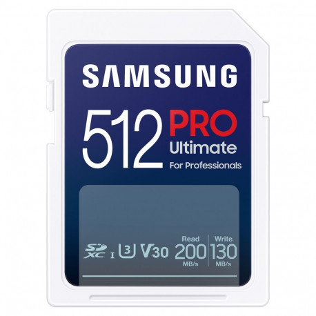 Samsung XC PRO Ultimate 512GB mälukaart (CL10) jaemüügipakend