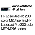 "HP 131A original Toner cartridge CF211A cyan standard capacity 1.800 pages 1-pack"