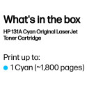 "HP 131A original Toner cartridge CF211A cyan standard capacity 1.800 pages 1-pack"