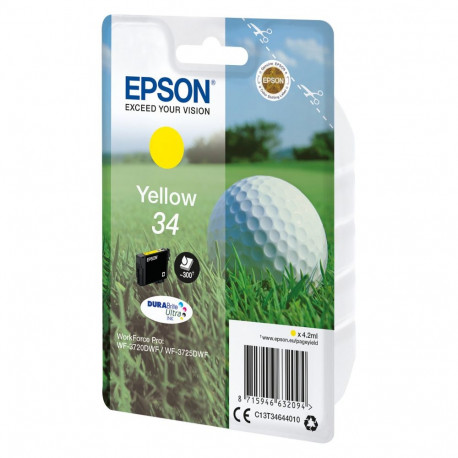 Epson 34 C13T34644010 kollane tint, kuni 300 lehekülge