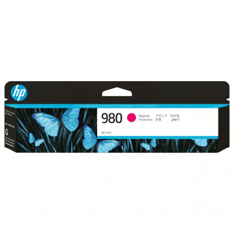 "HP 980A Original Tinte magenta Standardkapazitt 80.5ml 6.600 Seiten 1er-Pack Office jet Enterprise"