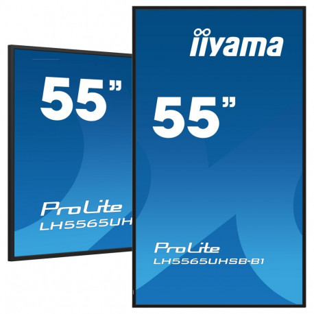 "140cm/55"" (3840x2160) iiyama ProLite LH5565UHSB-B1 16:9 4K UHD IPS Touch 8ms 60Hz 24/7 2xHDMI DP L