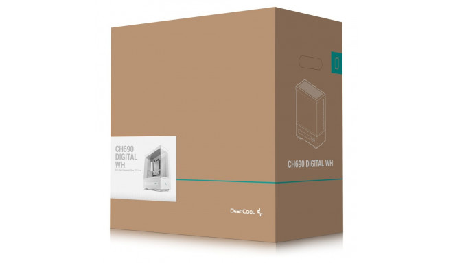 DeepCool CH690 DIGITAL valge Midi korpus