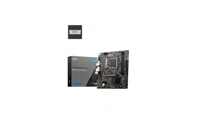 "1700 MSI PRO H610M-G DDR5"