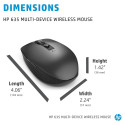 "HP Multi-Device 635 Black Wireless Mouse"