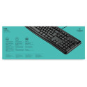 "Logitech K120 USB Black QWERTY US"
