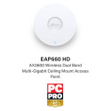 "TP-LINK Omada EAP660 HD AX3600"