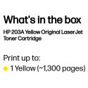"HP 203A Original Yellow LaserJet Toner Cartridge"