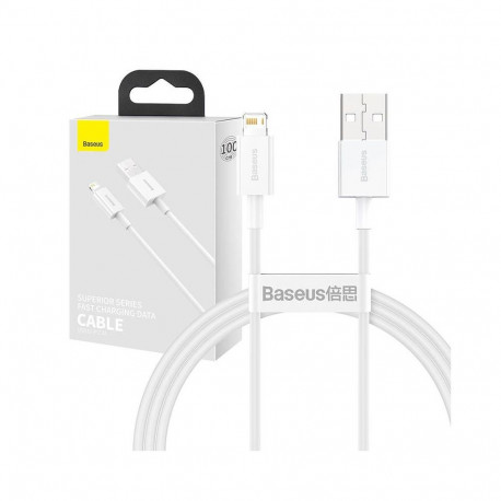 Baseus Baseus Superior Series Cable USB to Lightning, 2.4A, 1m (white)
