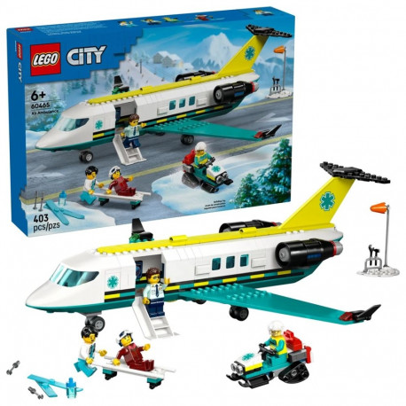 LEGO CITY 60465 hädaabi kiirabilennuk