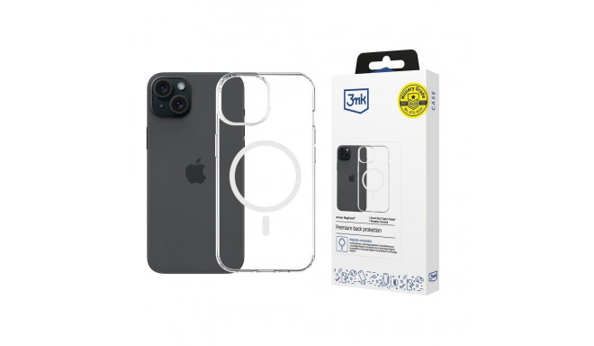 3mk Armor Magcase for iPhone 15 Plus - Transparent
