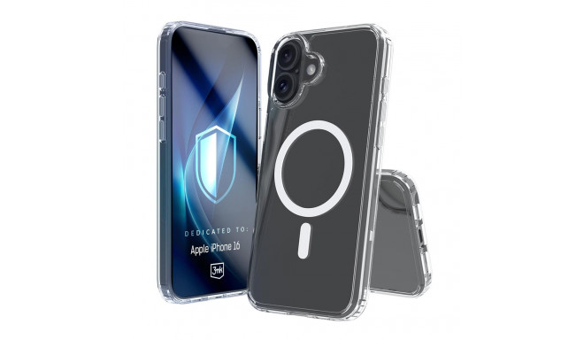 3mk Armor MagCase for iPhone 16 - transparent