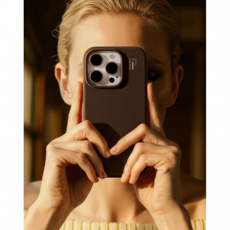 Mobiili tagakaas Ideal of Sweden iPhone 16, Magsafe, silikoon, Mocha Mousse