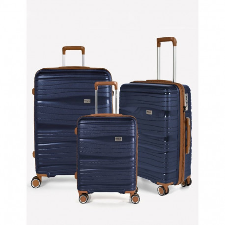 Kohvrite komplekt sinine RW Travel Alfrida Collection, 3tk. 20"/2,7kg+24"/3,4kg+28"/4,2kg,4 ratast