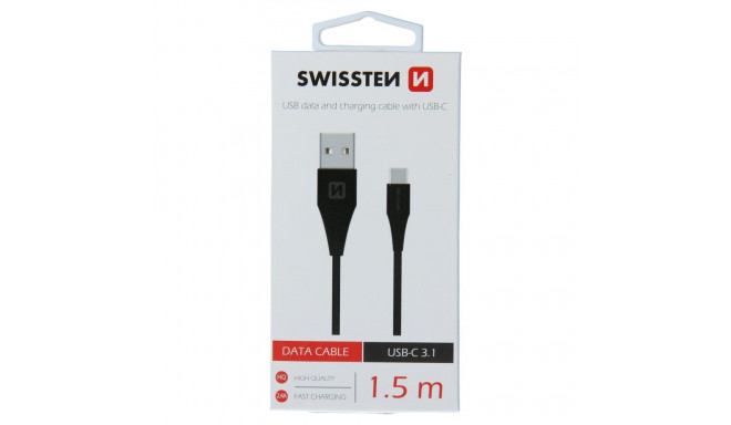 Swissten USB / USB-C 3.1 Data Cable 1.5m
