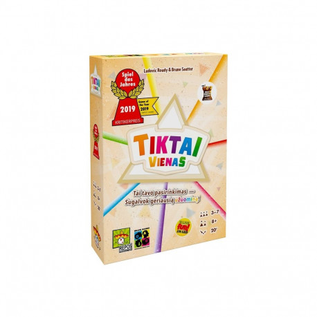 BOARDGAME TIKTAI VIENAS (JUST ONE)