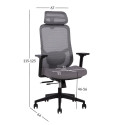 Task chair ALLY grey