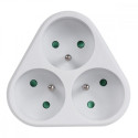 Triple electric socket MCE214