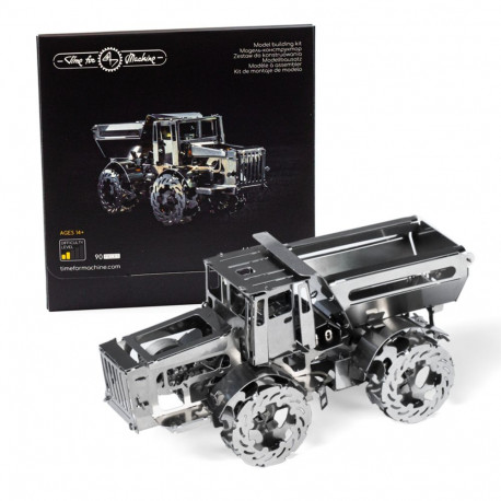 Construction Set - Time For Machine Constructor Hot Tractor 700 Stainless Steel with Movable Axle an