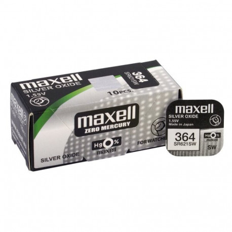 Battery - Maxell 364 (SR621SW) 1.55V Button Cell Battery