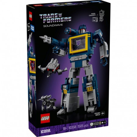 Klocki icons 10358 transformerid: Soundwave