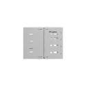 Lanberg Folding Bracket Wall-mount 19" 8U 497x400/240, Grey | Lanberg