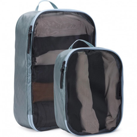Thule Packing Cube Set, 1x Medium, 1x Small | Packing Cube | Pond Gray