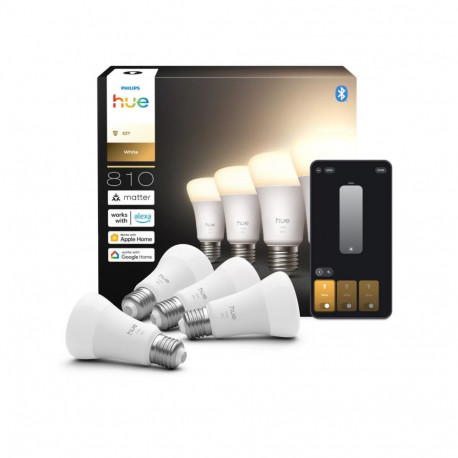 Philips Hue W 810 A60 4P EU | E27 | soe kuni jahe valge valgus | Bluetooth, Zigbee