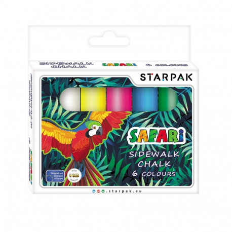 Tänavakriidid Jumbo 6 värvi