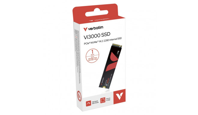 "M.2 1TB Verbatim interne SSD PCIe 3.0 2280 Vi3000"
