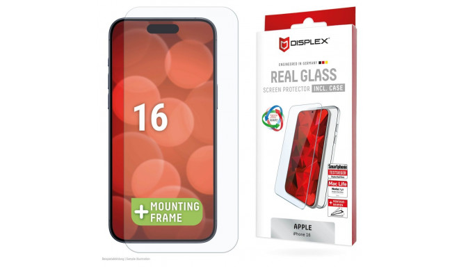 DISPLEX kaitseklaas + ümbris iPhone 16