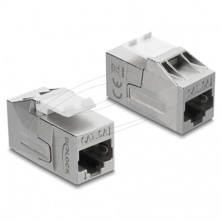 "Keystone Modul Kupplung RJ45 Buchse zu RJ45 Buchse Cat.6A geschirmt"