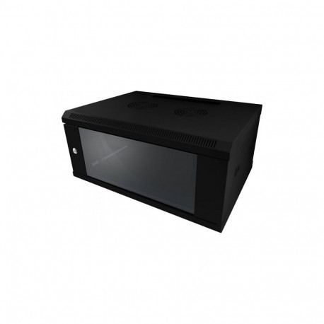 "ALLNET Netzwerkschrank 19"" 9HE 1-teilig T600mm Schwarz SMC-Serie"