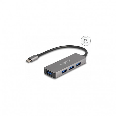 DeLOCK 4-pordiline USB-C jaotur 4xUSB3.2 hall