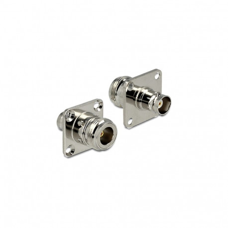 "Adapter N Buchse 50 Ohm > BNC Buchse 50 Ohm zum Einbau"