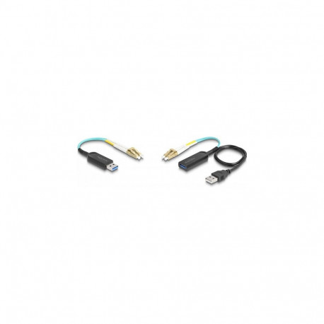 USB 10 Gbps Type-A pikenduskomplekt LC-duplekskaabli kaudu