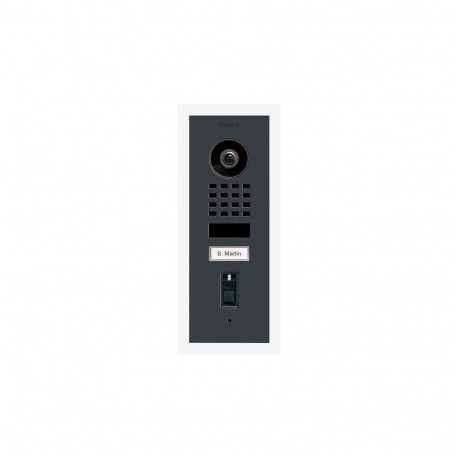 DoorBird D1101FV IP-video ukseterminal sõrmejäljelugejaga süvispaigaldatav RAL7016