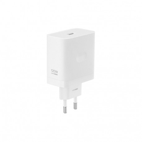 "Realme 120W USB-A SuperVooc Power Adapter white"
