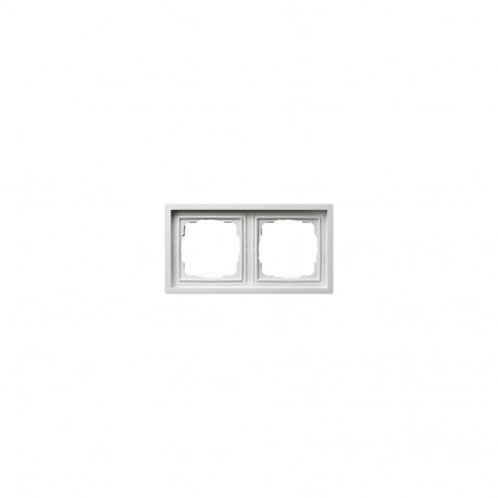 "GIRA 0212112 Rahmen 2f reinweiß Flächenschalter"