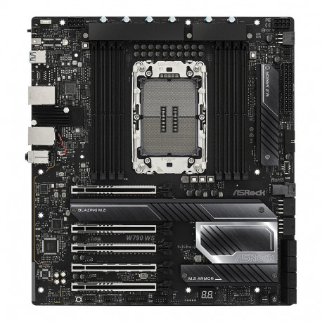 ASRock W790 WS R2.0 E-ATX serveri emaplaat Intel 4677 sokliga