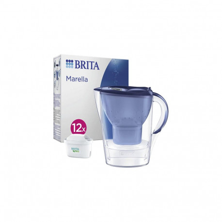 "BRITA Tischwasserfilter Marella *blau* inkl. 12 Filter"