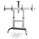 "StarTech DUAL TV CART - 37-60IN DISPLAY"