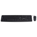 "Equip Kabelgebundene Kombi Keyboard+Mouse. schwarz. spanisch"