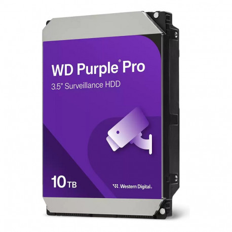 WD Purple Pro 10TB SATA 6Gb/s 8,89 cm 3,5-tolline sisemine kõvaketas 7200Rpm 256MB Cache 24x7 Bulk