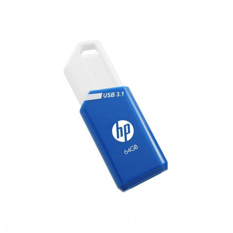 HP USB mälupulk x755w 64GB, sinine, valge